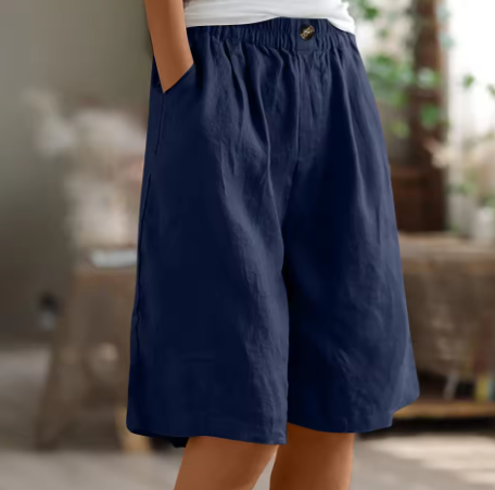 Hana | Weite Freizeitshorts für Damen mit mittlerem Bund