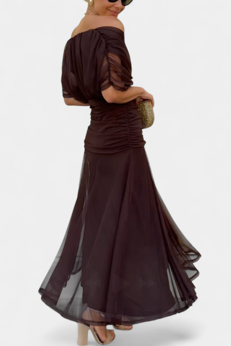 Alondra | V-Ausschnitt Langes Floral-Maxikleid für Damen