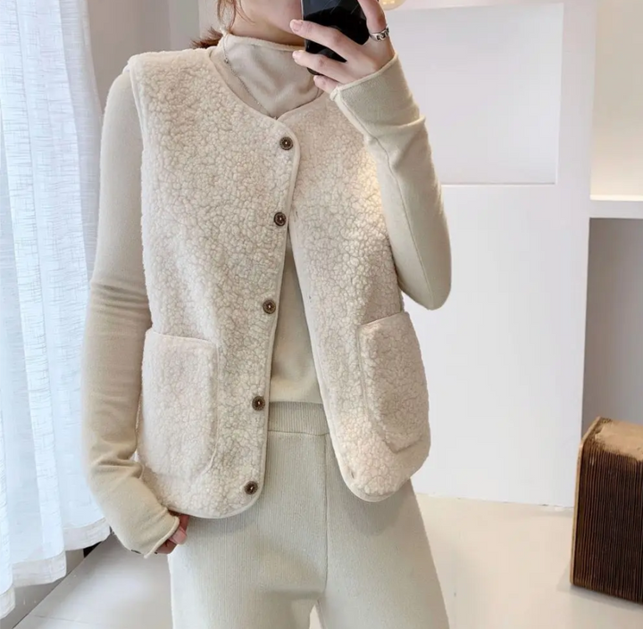 Briah | Elegante Weste für Damen mit Rundhalsausschnitt