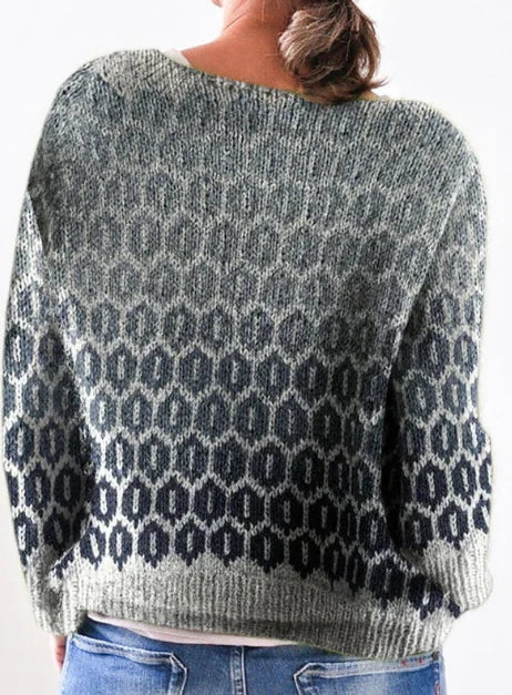Sanya | Bequemer Pullover für Damen mit Rundhalsausschnitt und langen Ärmeln