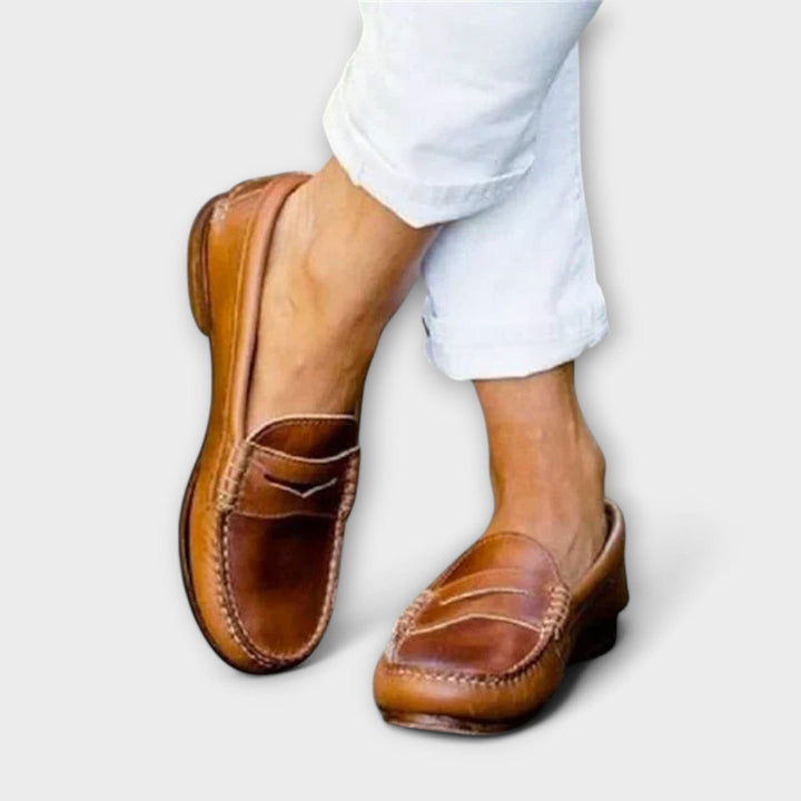 Eline | Klassische Damen Mokassins Ballerinas
