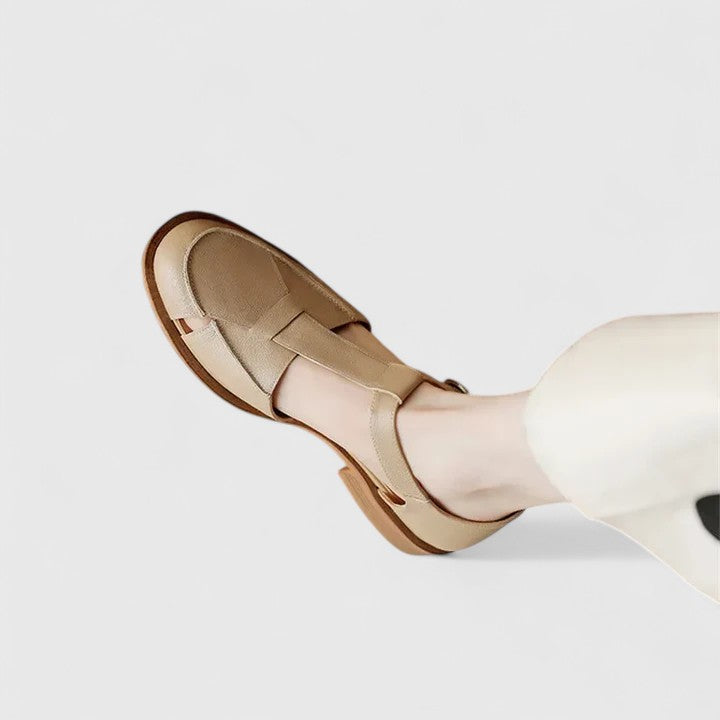 Thalina | Elegante Mary Jane Sandalen für Damen mit mittelhohem Absatz