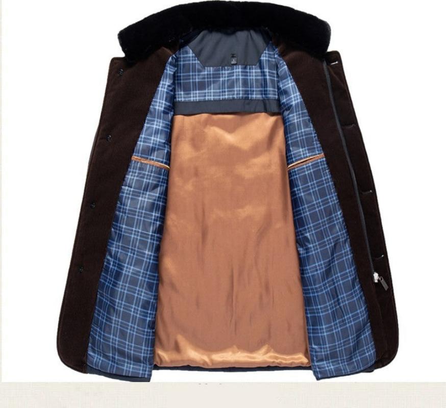 Michele | Winterjacke mit Stehkragen für Herren und langen Ärmeln