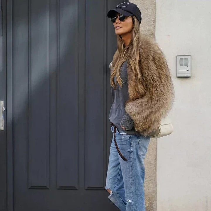 Nora | Damen Cropped Jacke