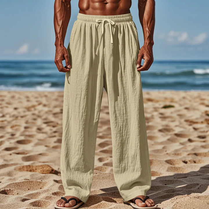 Zairre | Entspannte Strandhose für Herren mit weiter Passform und mittlerem Bund