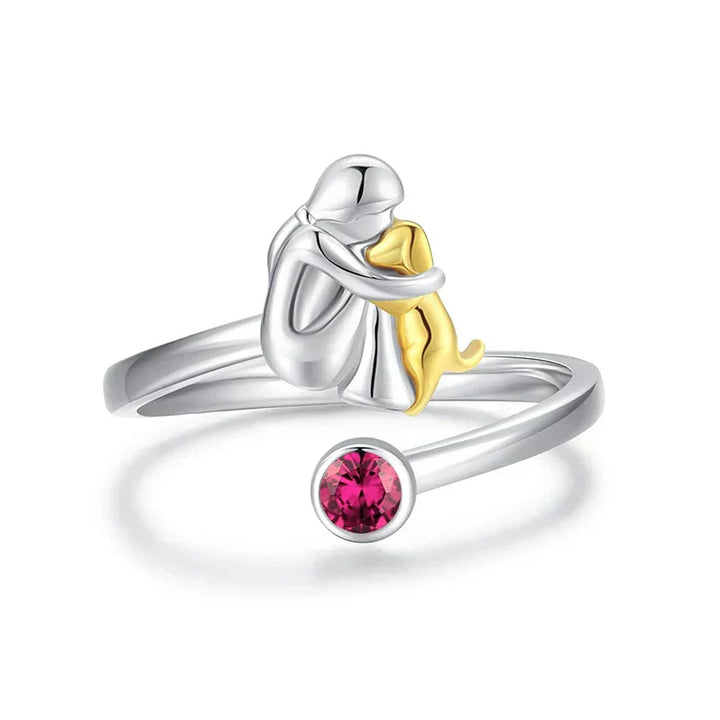 Rose | Ring mit Hundemotiv