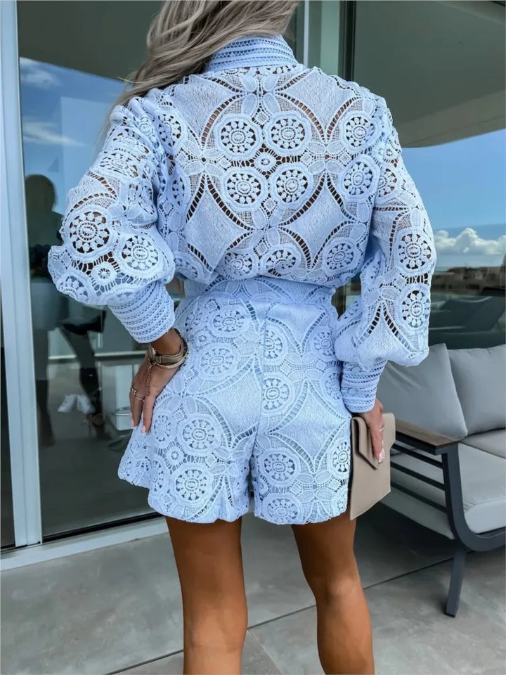 Amelina | Elegantes Set für Damen mit langen Ärmeln
