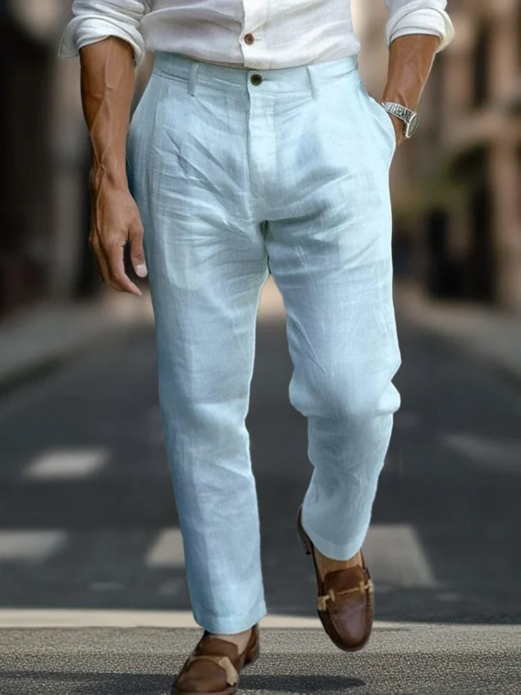Alaric | Maßgeschneiderte Hose für Herren mit schmaler Passform und mittlerem Bund