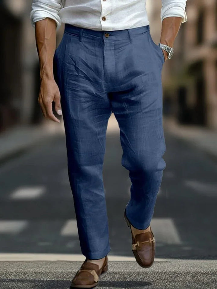 Alaric | Maßgeschneiderte Hose für Herren mit schmaler Passform und mittlerem Bund