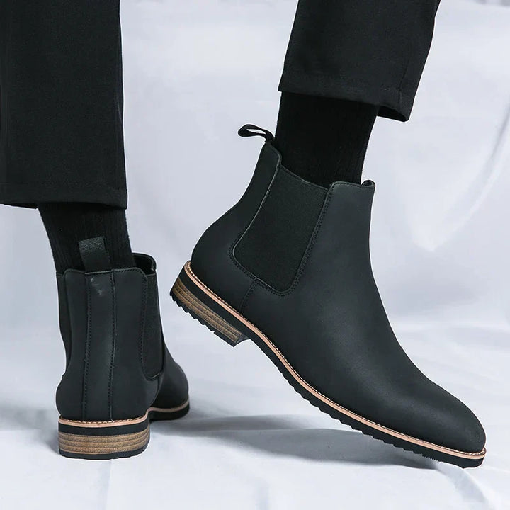 Kayden | Prämie Chelsea-Stiefel für Herren mit flachem Absatz