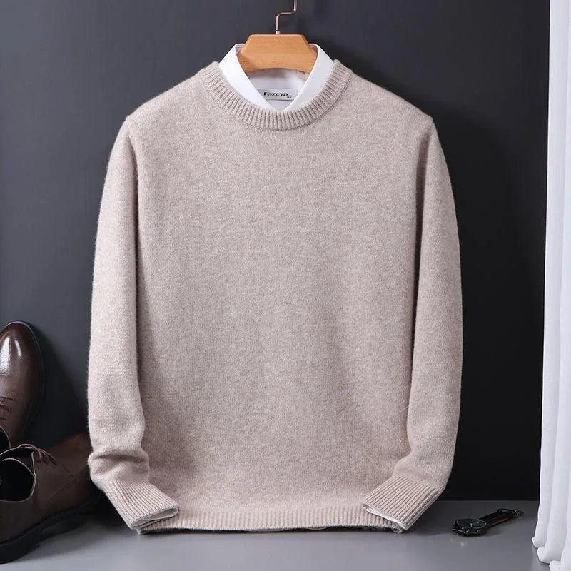 EARL | Premium Trikot Cardigan für Herren mit Rundhalsausschnitt und langen Ärmeln