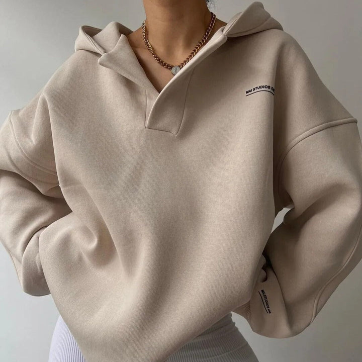 Damen Hoodie mit langen Ärmeln