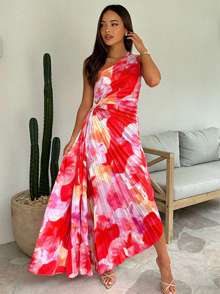Katie | Plissierte Sommerkleid (Fast ausverkauft) für Damen