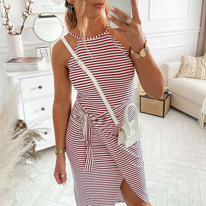 Bethanie Gestreiftes Midikleid | Mühelos stilvoll für Damen