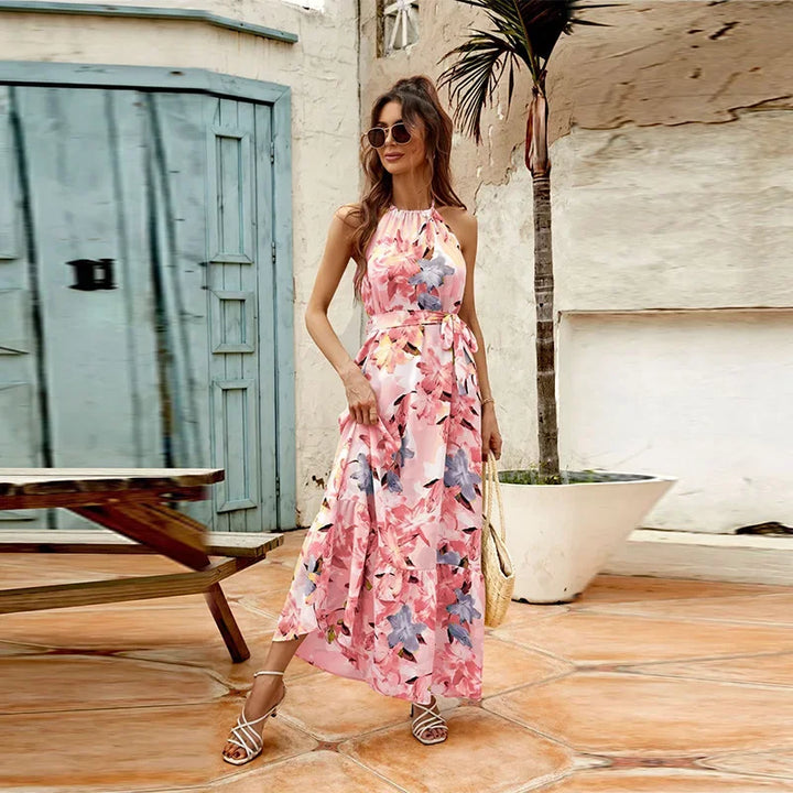 Luna | Elegantes Maxi Kleid mit langen Ärmeln