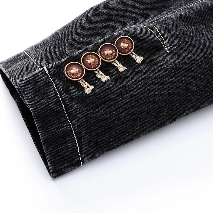 Chloe | Urban Denim Jacke für Damen mit langen Ärmeln