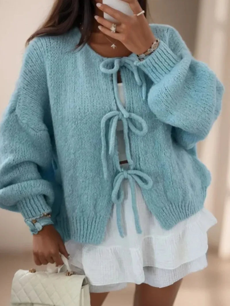 Nadia | Damen Cardigan mit langen Ärmeln