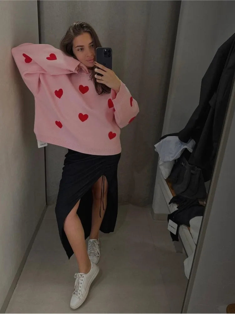 Lena | Weicher Pullover für Damen mit Rundhalsausschnitt und langen Ärmeln