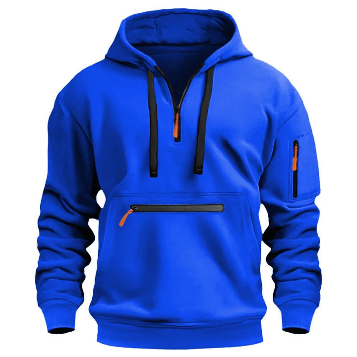 AlpenNord | Kapuzen-Zip-Up Sweatshirt für Herren mit langen Ärmeln