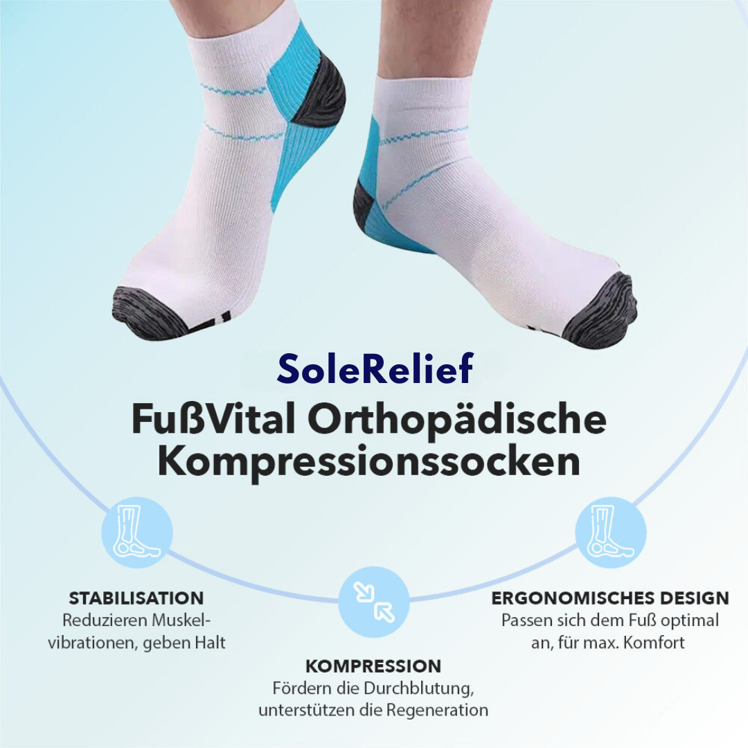 SoleRelief | Orthopädische Kompressionssocken für den Alltag
