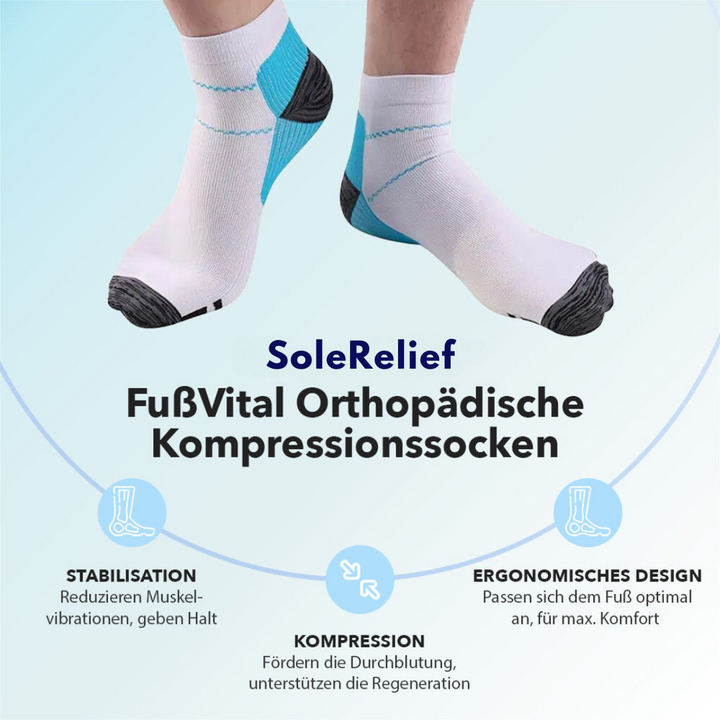 SoleRelief | Orthopädische Kompressionssocken für den Alltag