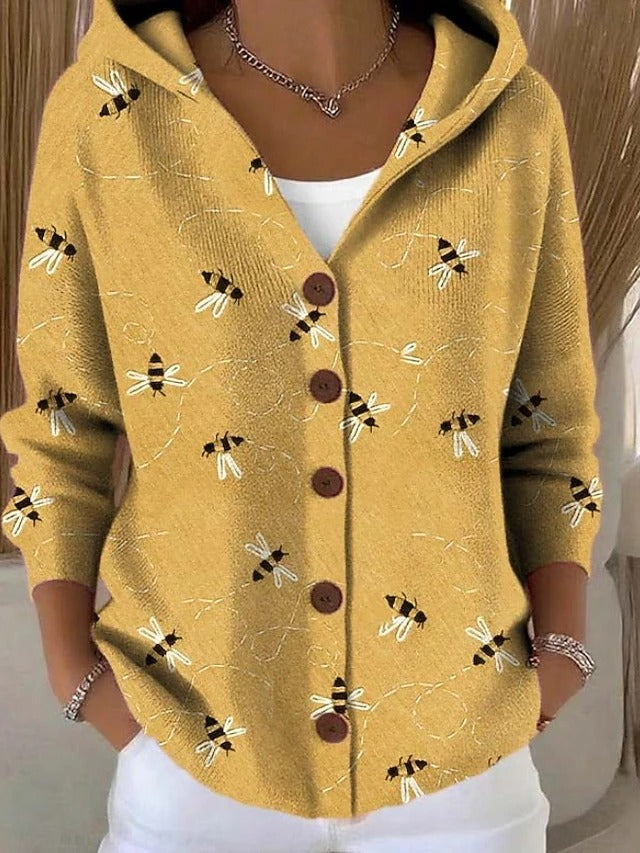 Cassidy | Gemütlicher Künstlerischer Langer Cardigan für Damen
