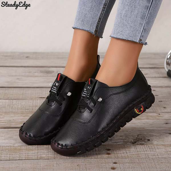 STEADYEDGE | Damen Komfortschuhe mit flachem Absatz