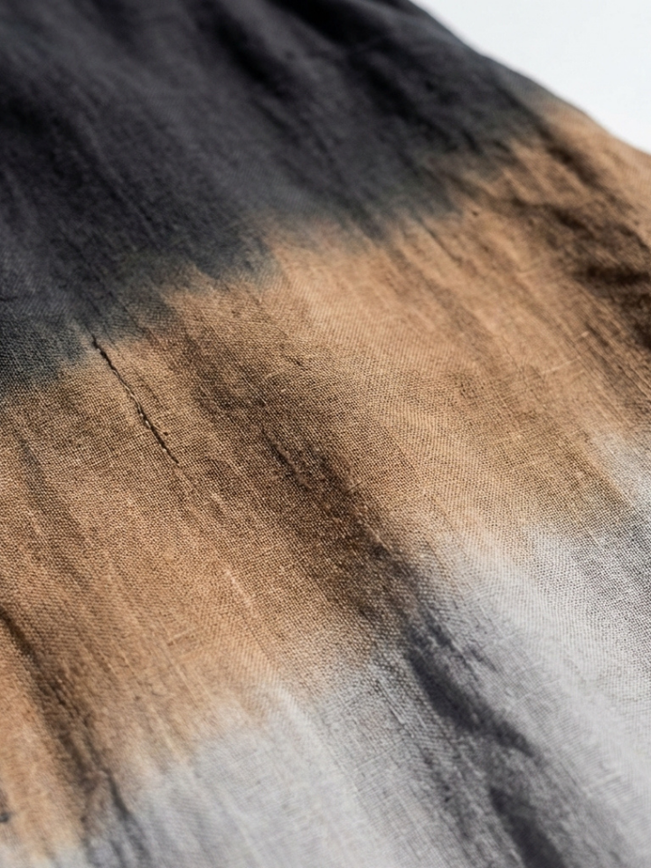 Sorelle | Ärmelloses Ombre-Midi-Kleid für Damen mit Rundhalsausschnitt