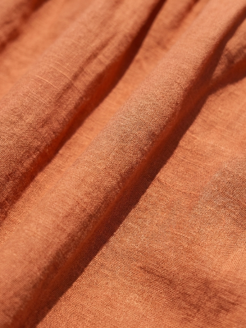 Zinnia | Kurzärmliges gestuftes blaues Maxikleid für Damen