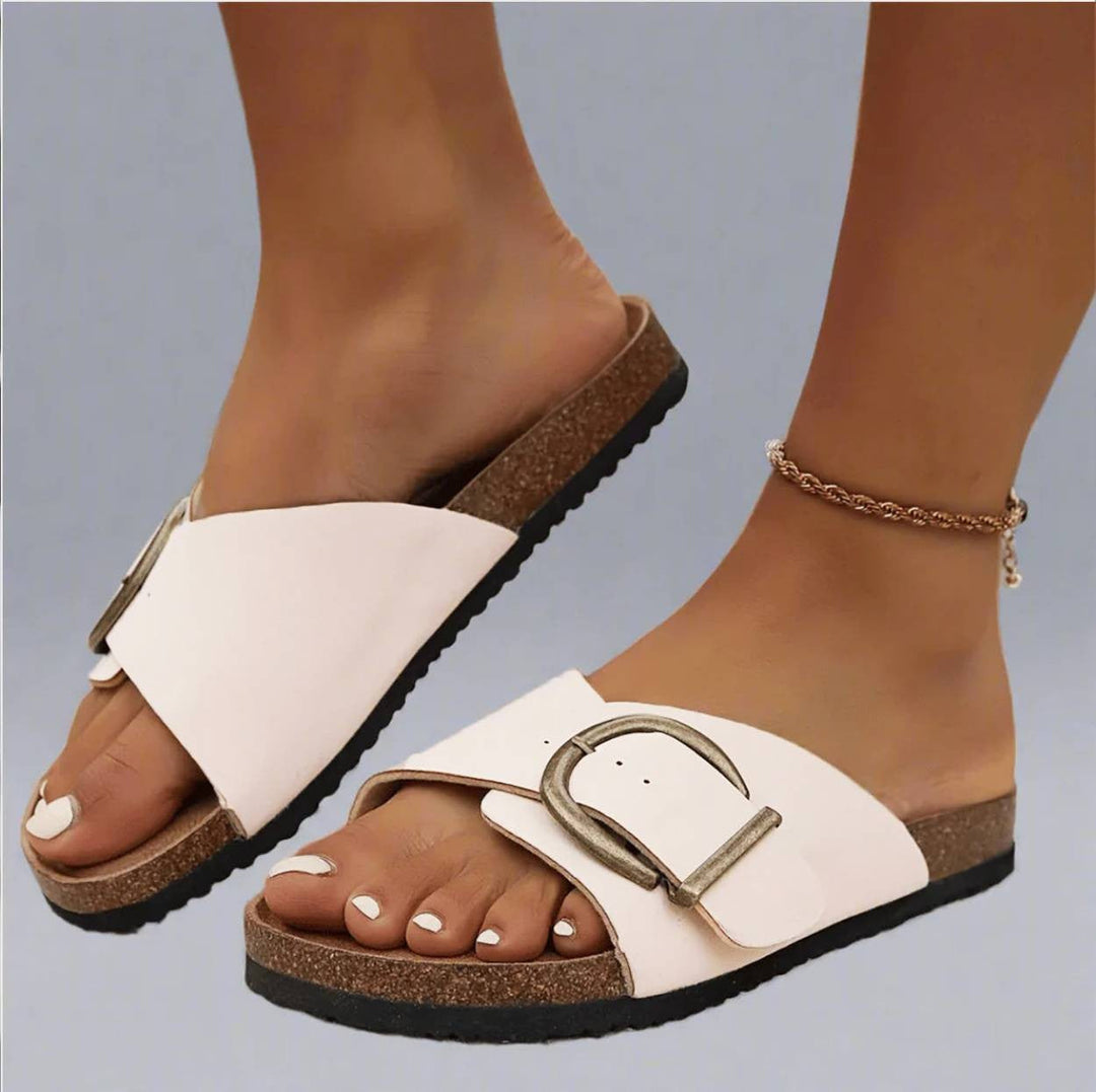 Theresa | Elegante Orthopädische Sandalen für Damen mit flachem Absatz