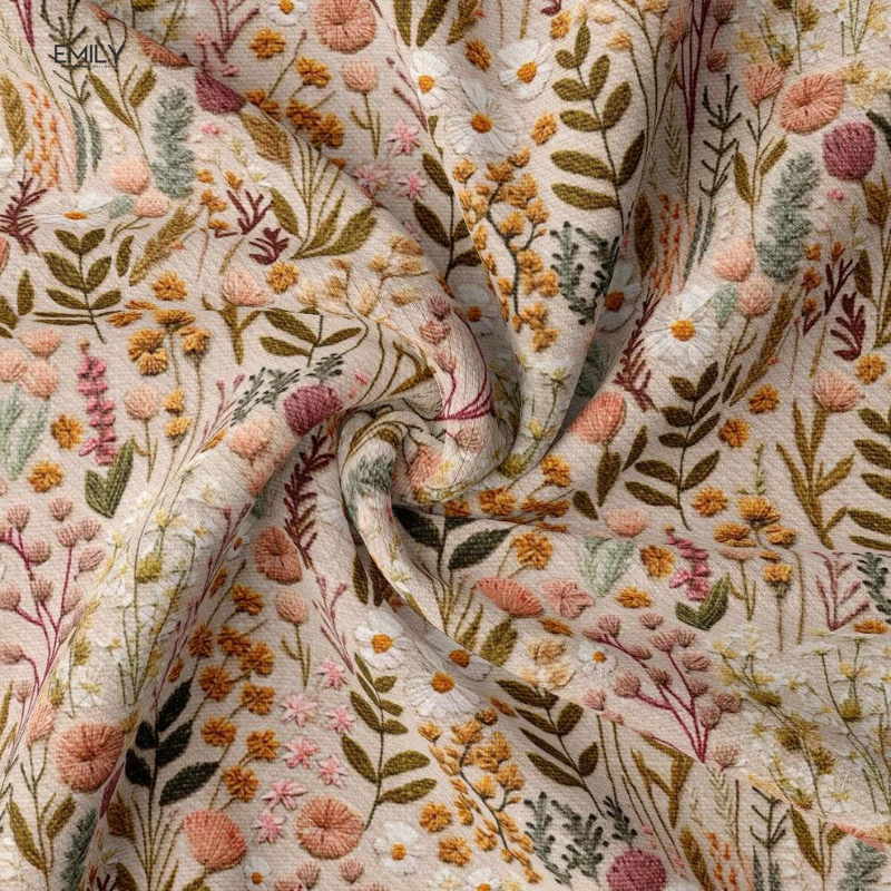 Jena | Weicher Pullover für Damen mit Blumenmuster und Rundhalsausschnitt