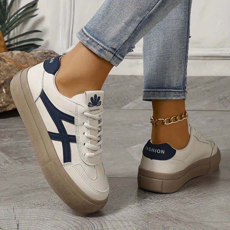 Nina | Orthopädische Sneaker für Damen mit niedrigem Absatz