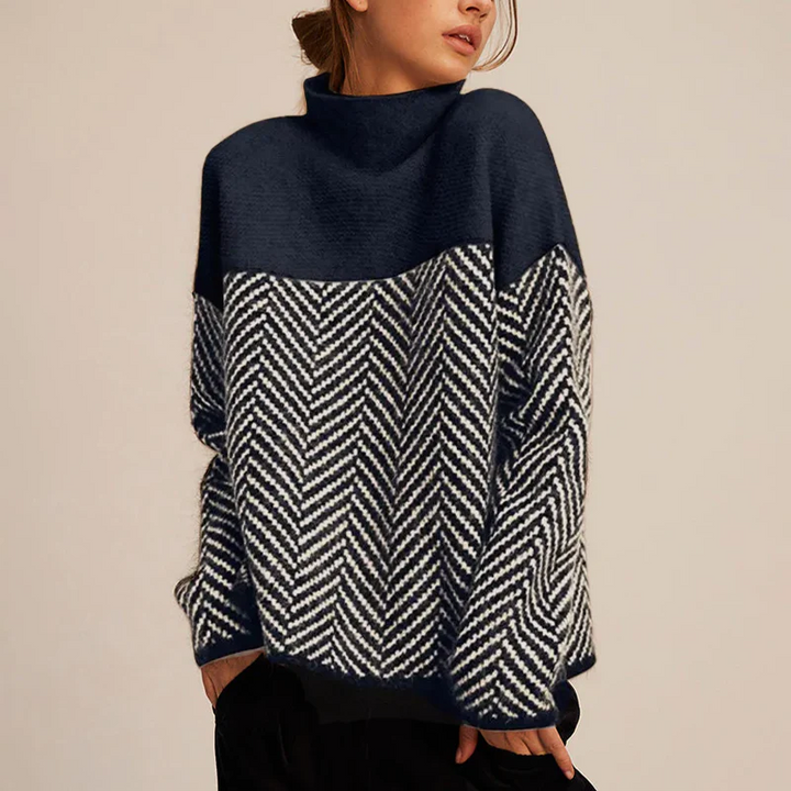 Maeve | Kuscheliger Rollkragenpullover für Damen mit langen Ärmeln