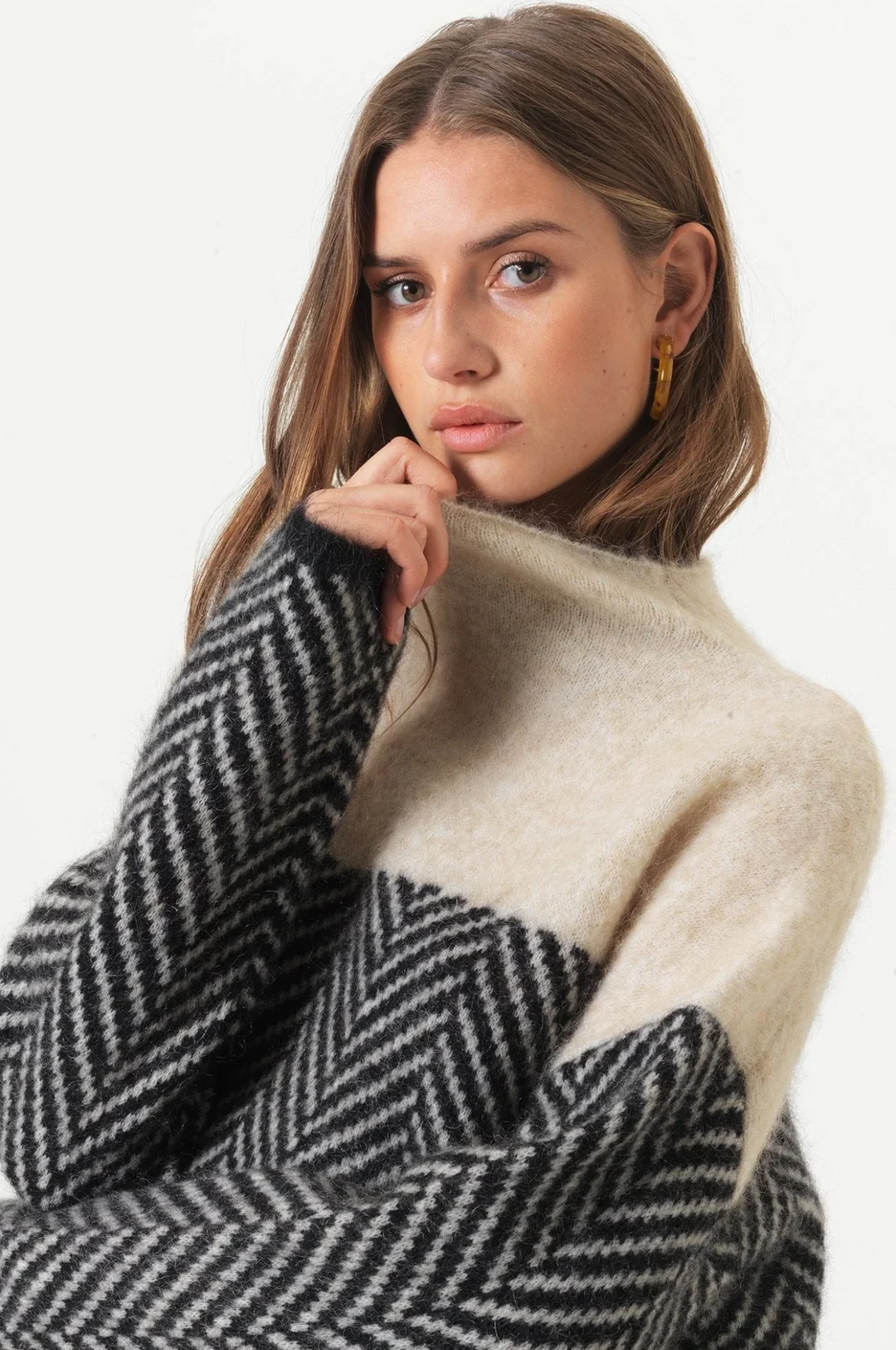 Maeve | Kuscheliger Rollkragenpullover für Damen mit langen Ärmeln