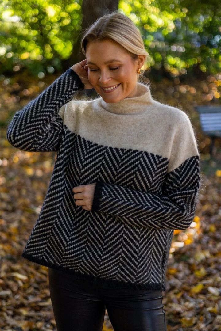 Maeve | Kuscheliger Rollkragenpullover für Damen mit langen Ärmeln