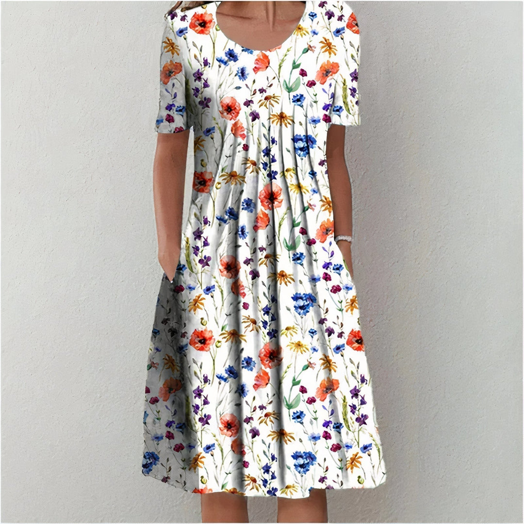 Lizzy | Elegantes Kleid (Fast ausverkauft) für Damen mit Blumenmuster
