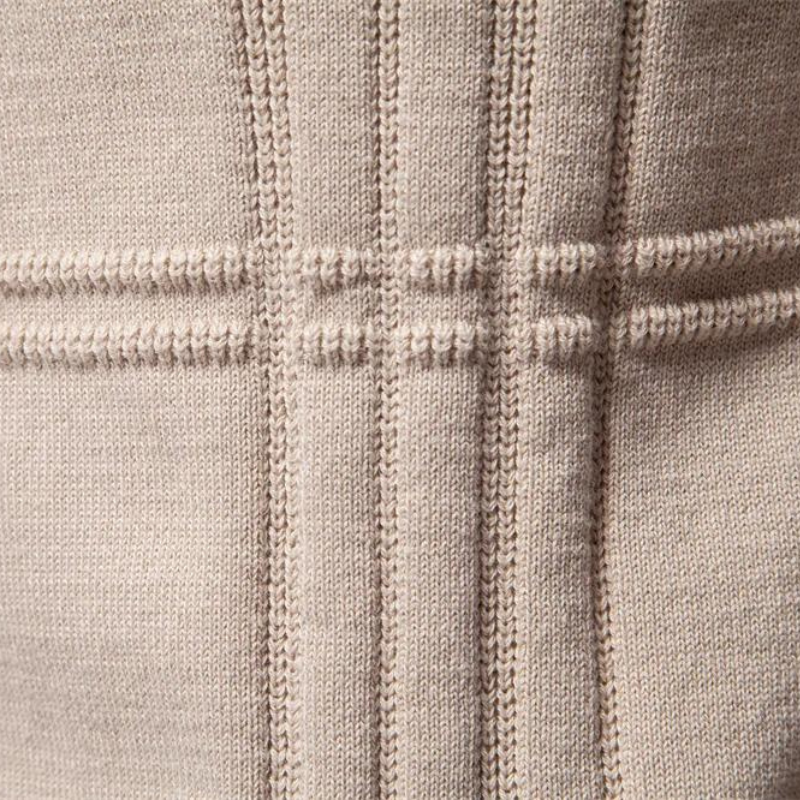 Moritz | Karierter Pullover für Herren mit Rundhalsausschnitt und langen Ärmeln