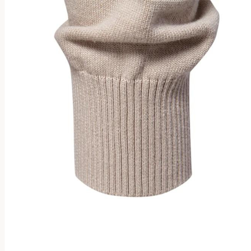 Moritz | Karierter Pullover für Herren mit Rundhalsausschnitt und langen Ärmeln