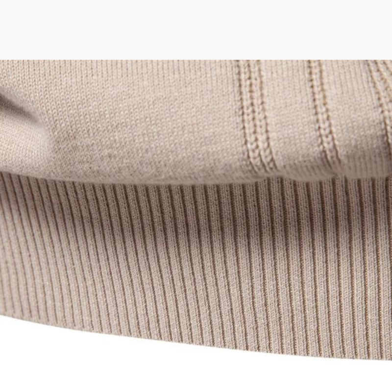 Moritz | Karierter Pullover für Herren mit Rundhalsausschnitt und langen Ärmeln