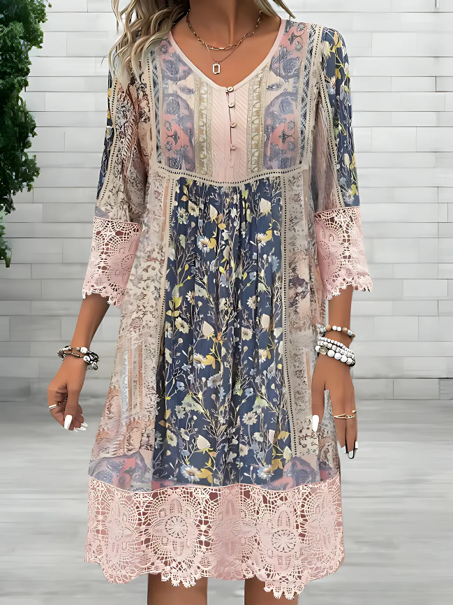 Tamara | s Bohemian Fließendes Minikleid (Fast ausverkauft) für Damen