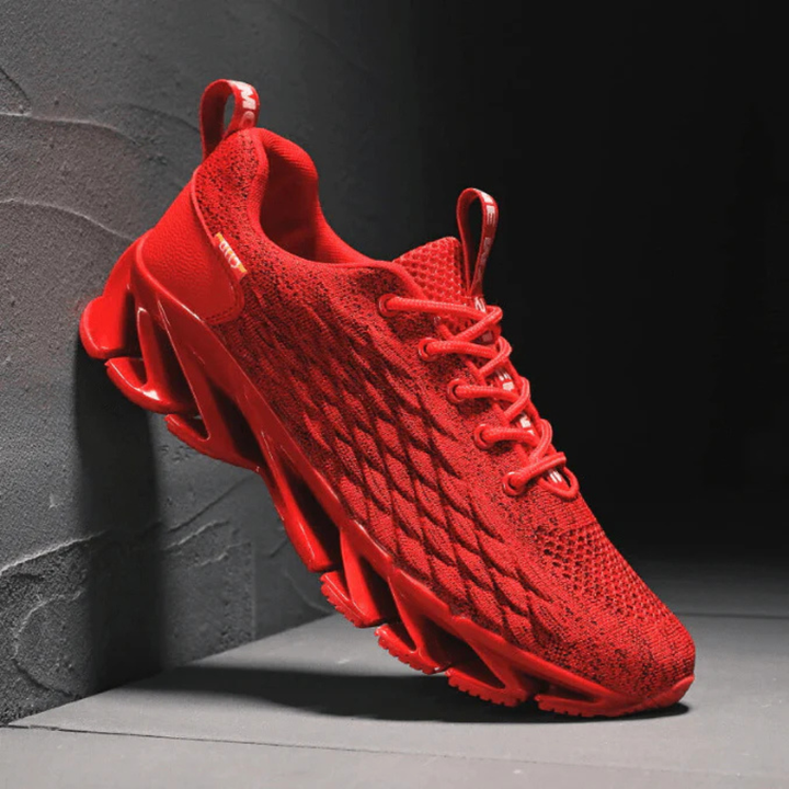 Herren Sneaker mit Schnürverschluss, Laufschuh-Design