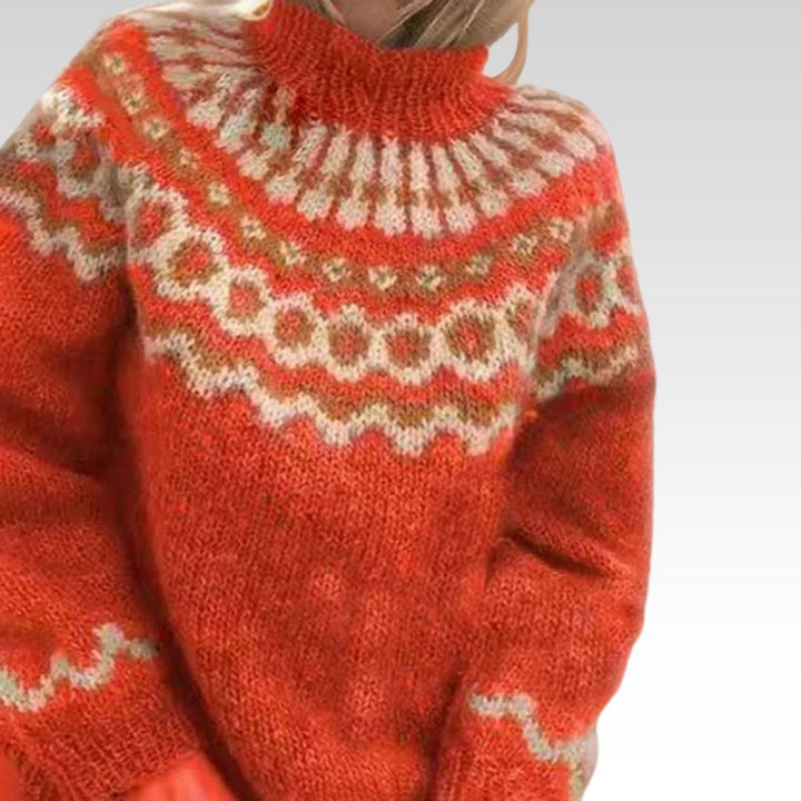 Olivia | Gemütlicher Rollkragenpullover für Damen mit langen Ärmeln