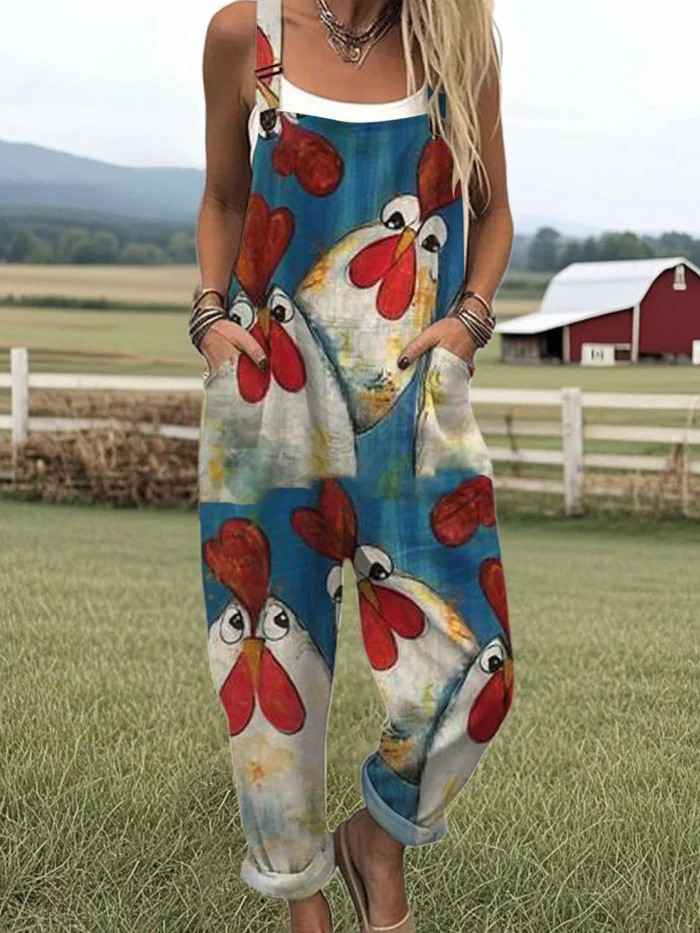 Vintage Weite Bein Jumpsuit | Müheloser Stil und Komfort für Damen
