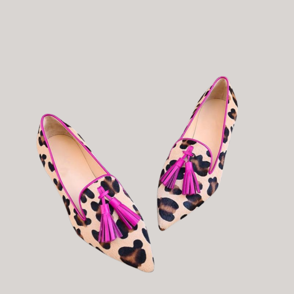 Leopard | Damen Mokassin Schuhe