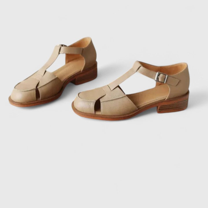 Thalina | Elegante Mary Jane Sandalen für Damen mit mittelhohem Absatz