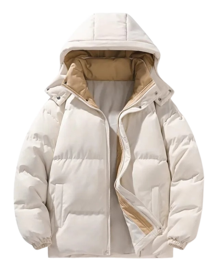 Elegante Kapuzenjacke für Herren mit langen Ärmeln