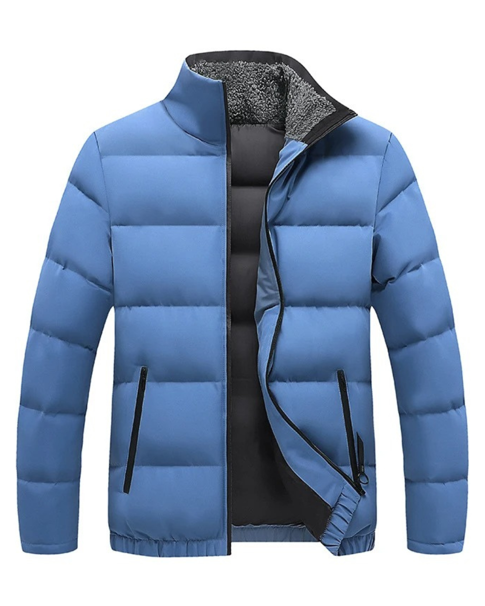 Premium Gepolsterte Winterjacke für Herren mit Rundhalsausschnitt