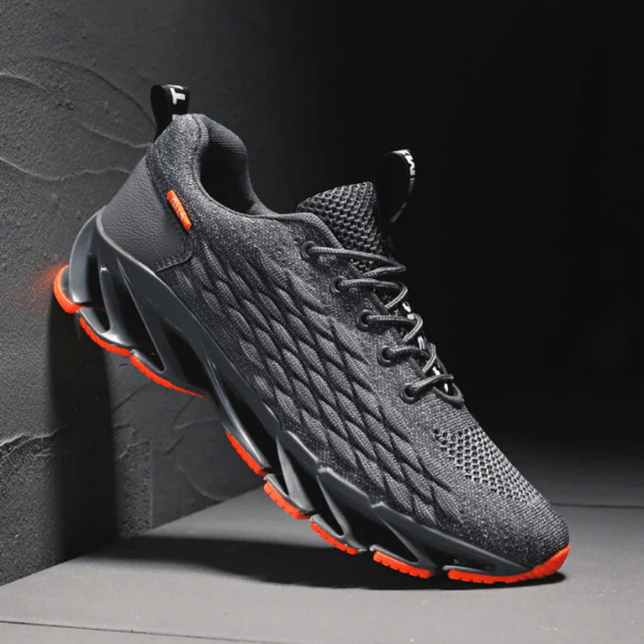 Herren Sneaker mit Schnürverschluss, Laufschuh-Design