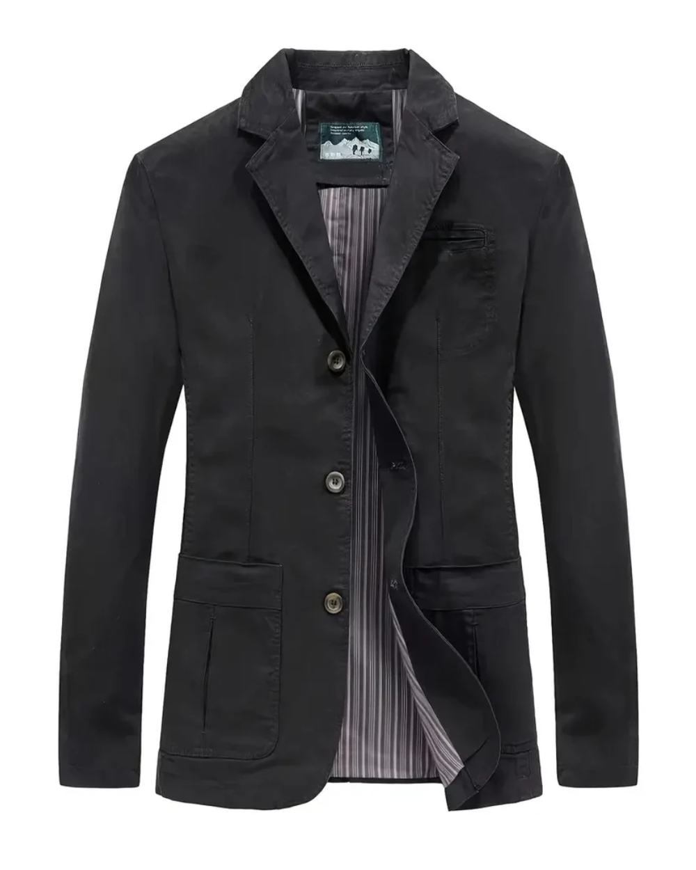 Lässige Herrenjacke für Herren mit langen Ärmeln
