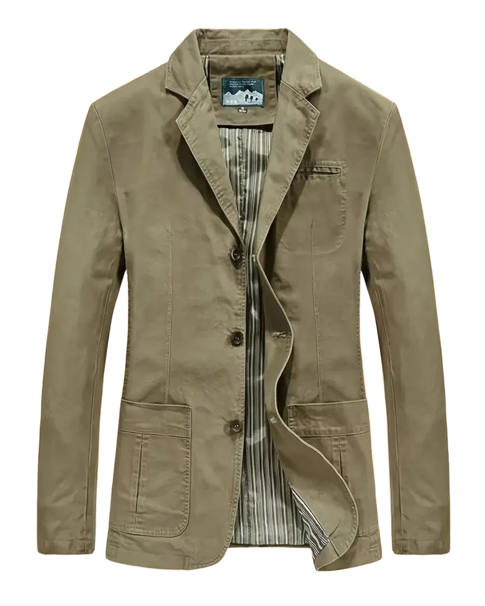 Lässige Herrenjacke für Herren mit langen Ärmeln